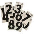 Hy-Ko Self-adhesive Reflective Numbers, Pack of 10 RV-50/4